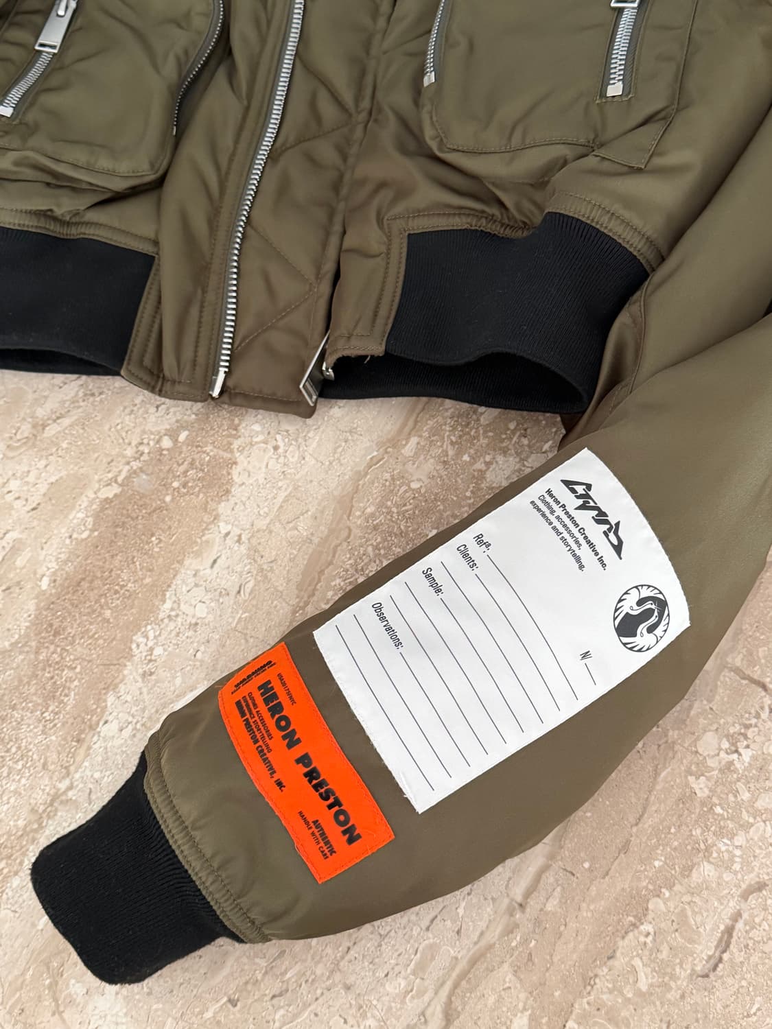 헤론프레스톤 여성 크롭 봄버 xs 상품이미지2