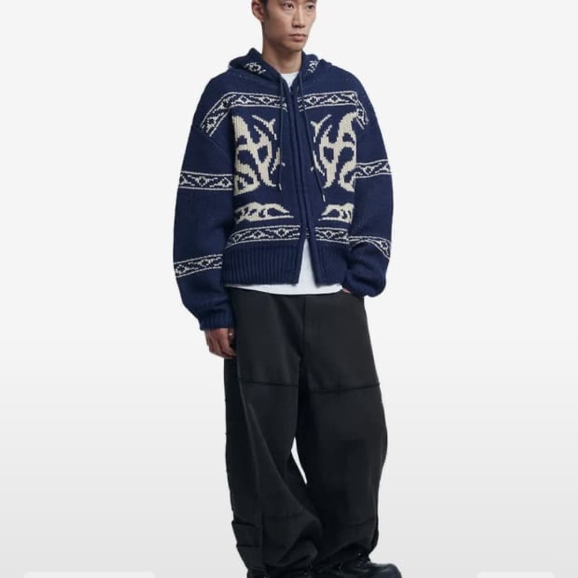 [L]노매뉴얼 코위찬 니트 집업 상품이미지5