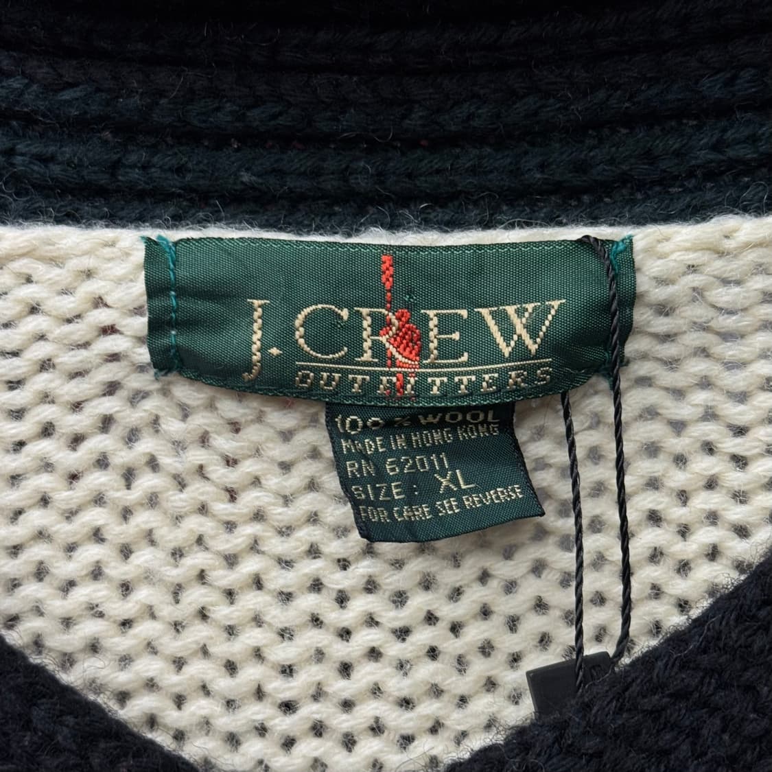 90s J.CREW 제이크루 프레피 크리켓 니트 클래식 N37 상품이미지6