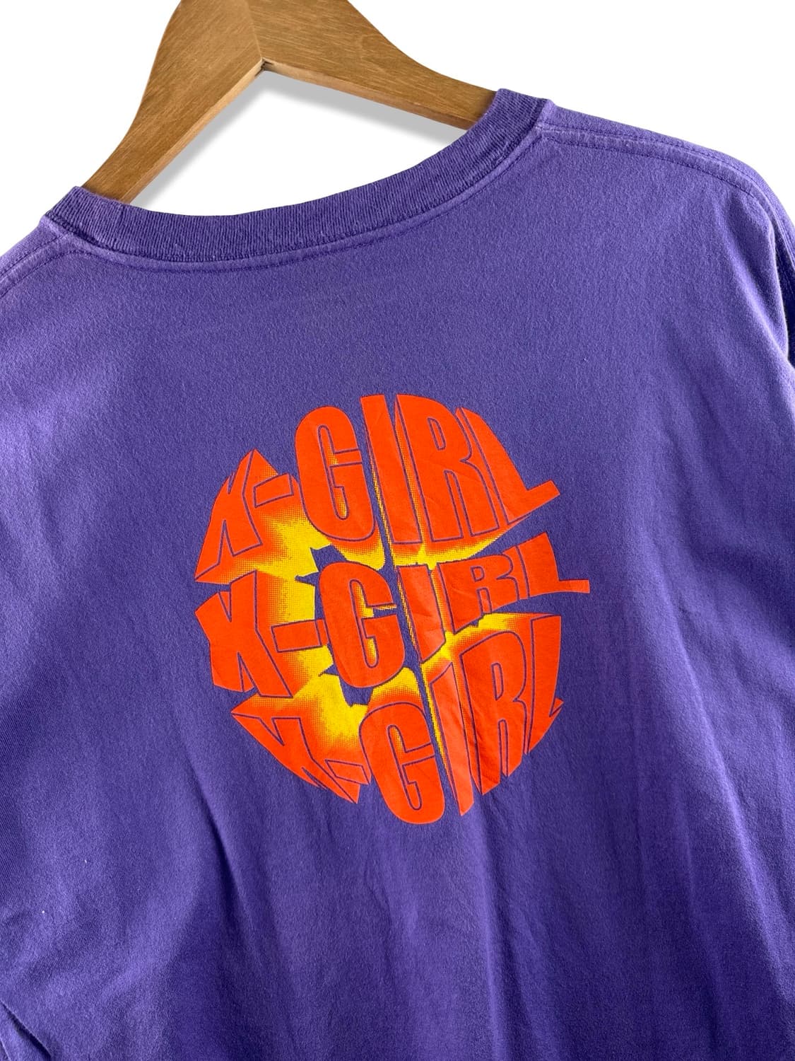 X-girl 퍼플 프린팅 롱슬리브2524 상품이미지4