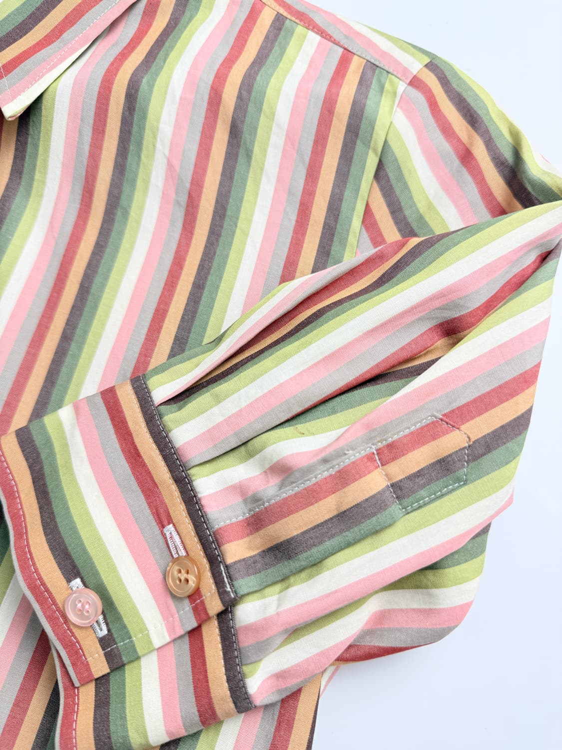 빈티지 Paul Smith 스트라이프 반팔 셔츠 상품이미지7