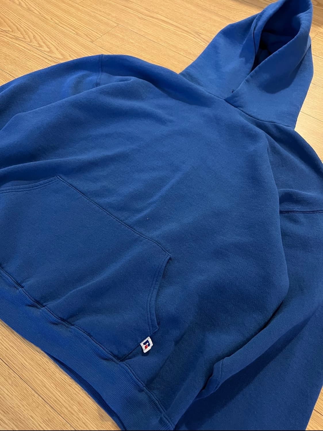 러셀 후드티 딥블루 L 사이즈 팝니다 상품이미지3