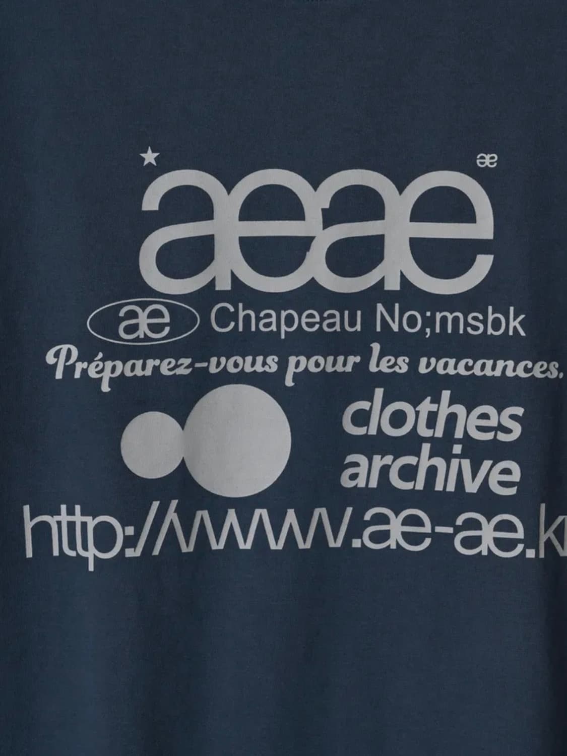 WEB LOGO T-SHIRTS [NAVY] 상품이미지5