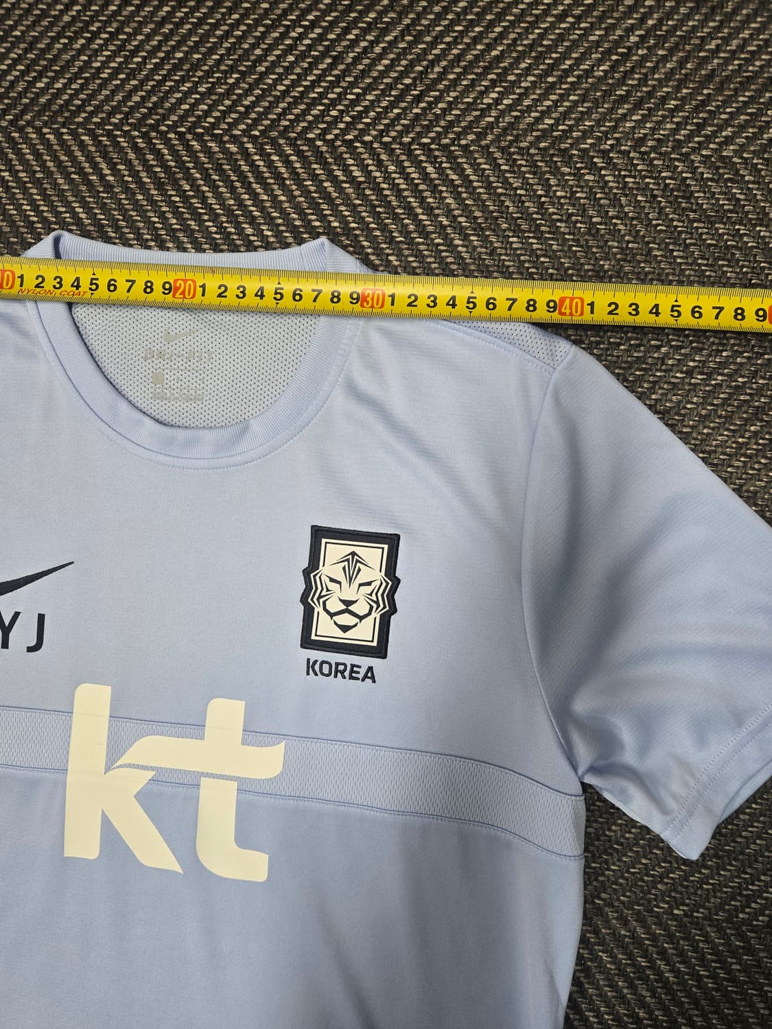 나이키 대한민국 축구 대표팀 트레이닝 티셔츠 하늘색 (1) 상품이미지4