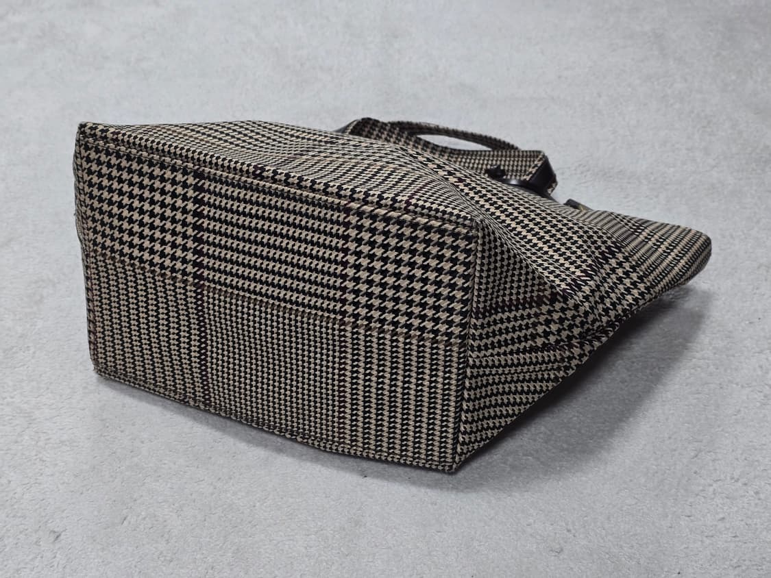 90's 랄프로렌 하운드투스 체크패턴 토트백  상품이미지5