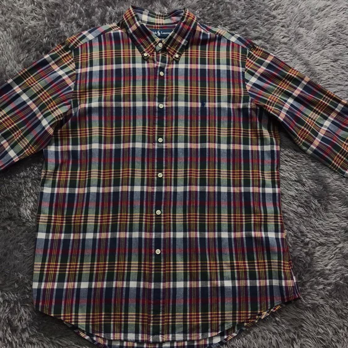 [[XL] 폴로(POLO)랄프로렌 체크 긴팔 셔츠@173 상품이미지1