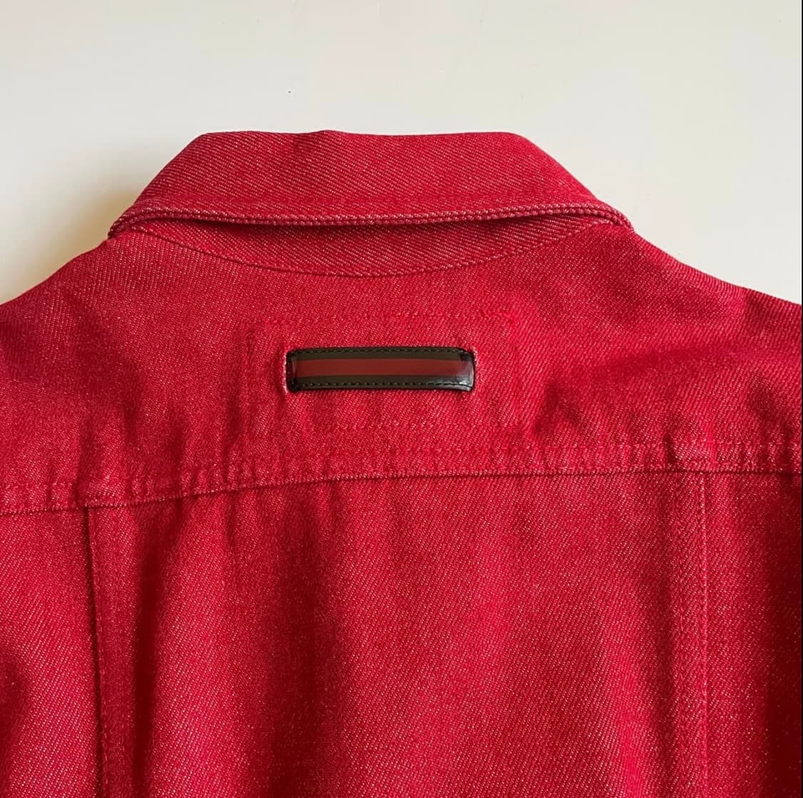 GUCCI RED DENIM JACKET 구찌 레드 데님 자켓 상품이미지4