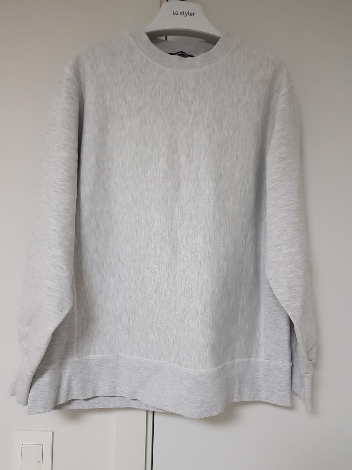 [L] 9999아카이브 맨투맨 라이트그레이 상품이미지1