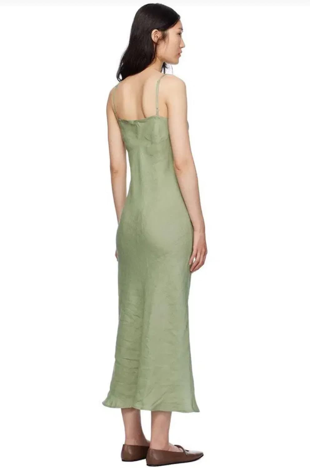baserange dydine green dress 상품이미지2