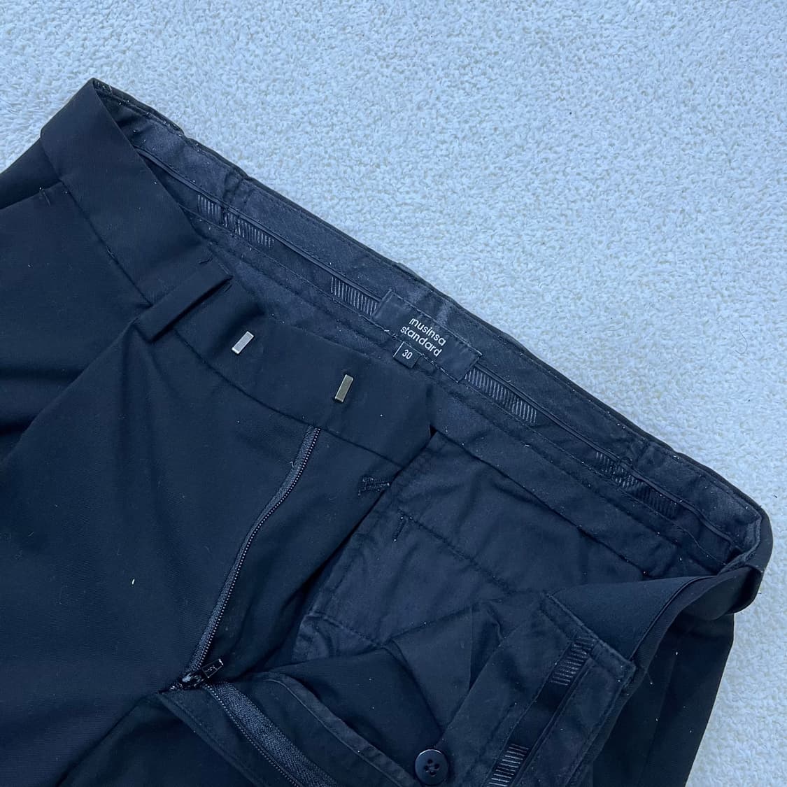 30 무신사스탠다드 히든밴딩 슬랙스 0317M 상품이미지2