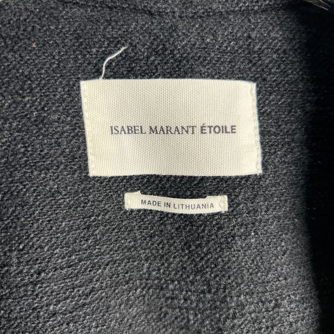 이자벨 마랑 에뚜왈 블랙 싱글 코트 36 상품이미지3