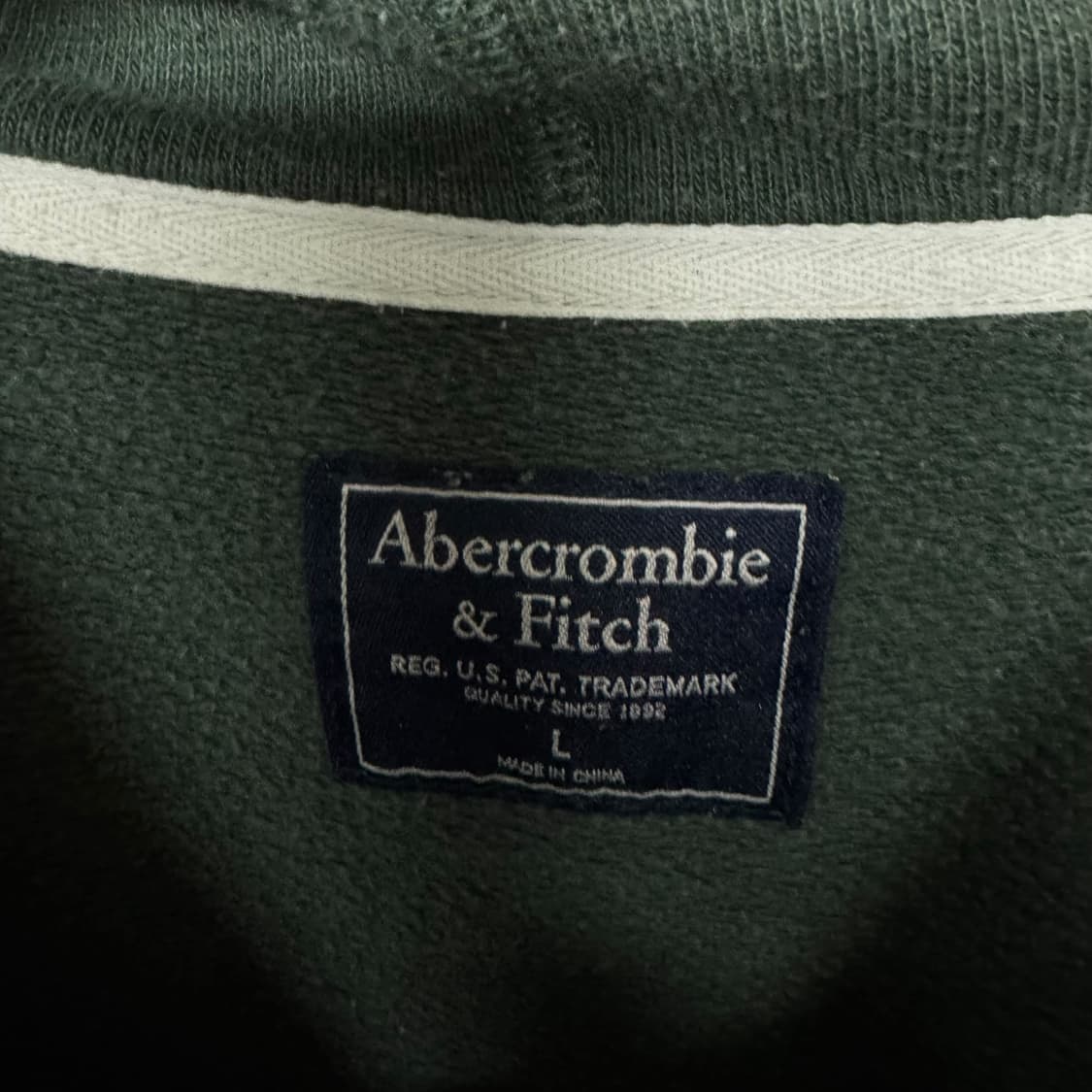 아베크롬비 아치로고 후드티 그린 상품이미지3