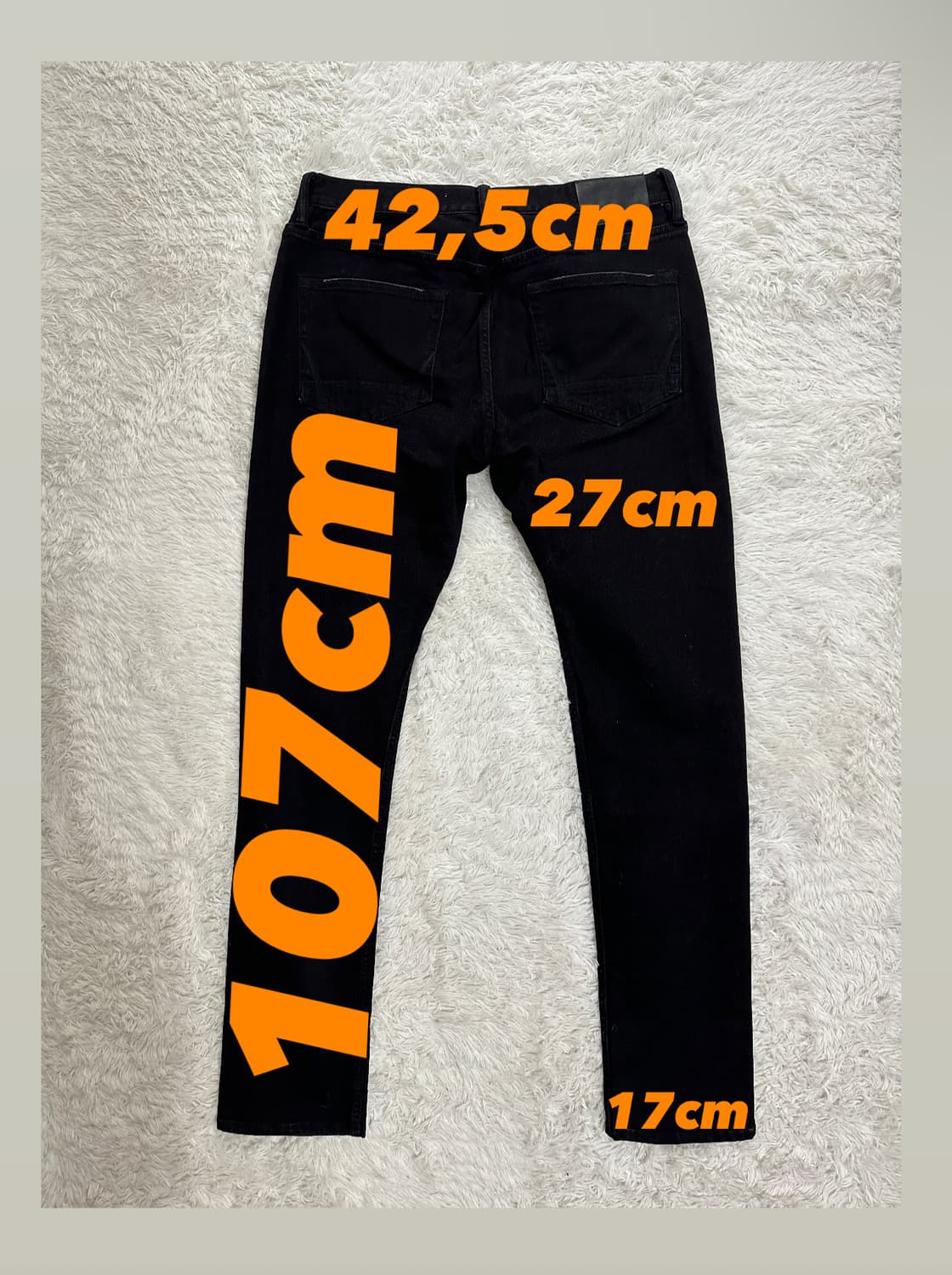 올세인츠 렉스 블랙진 W32 상품이미지1