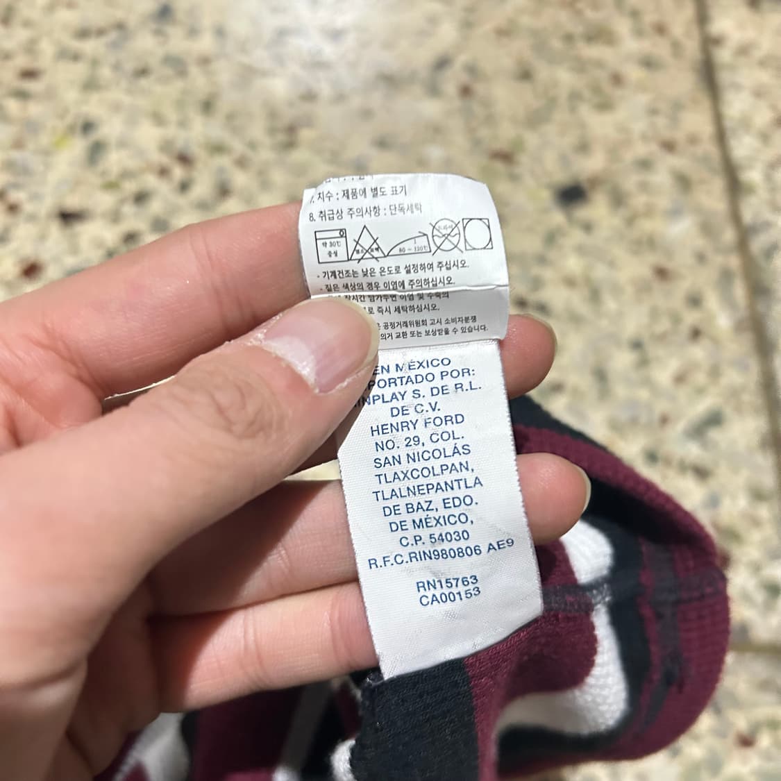 폴로 랄프로렌 스트라이프 와플티 상품이미지6