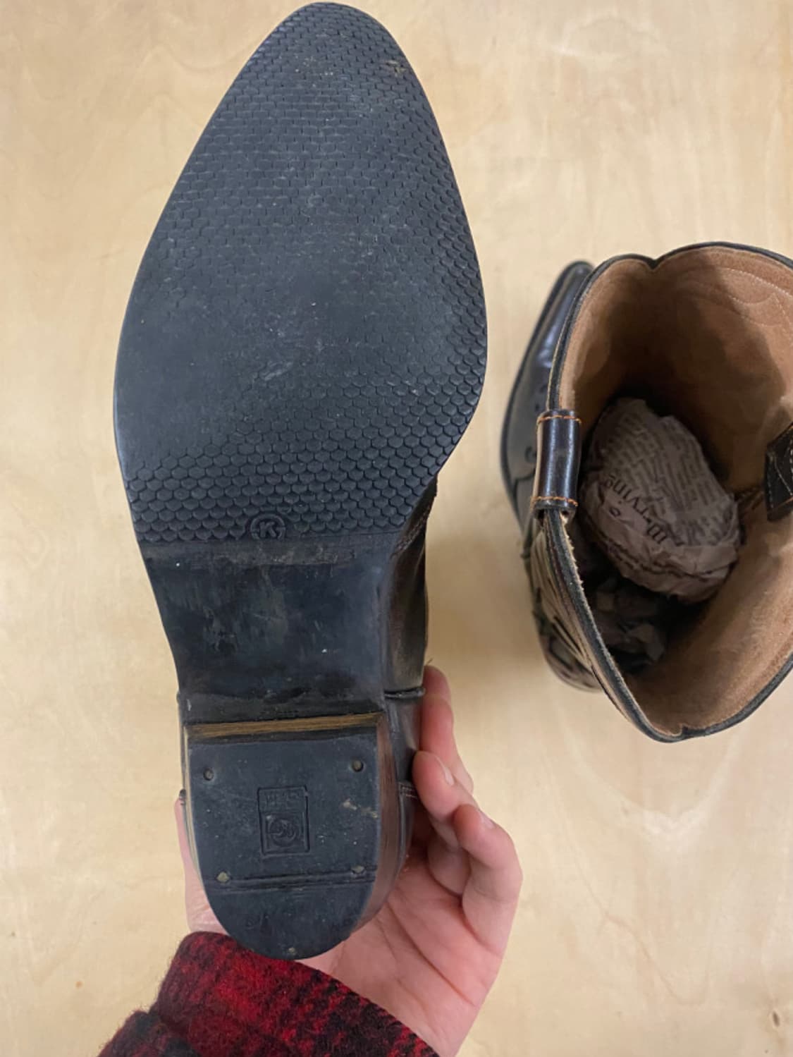 VTG western boots 빈티지 웨스턴 부츠 상품이미지7