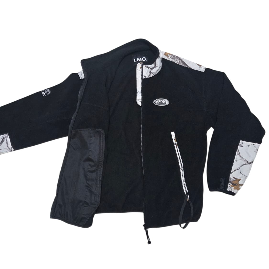LMC 엘엠씨 리프 패턴 빅로고 플리스 집업 자켓 상품이미지3