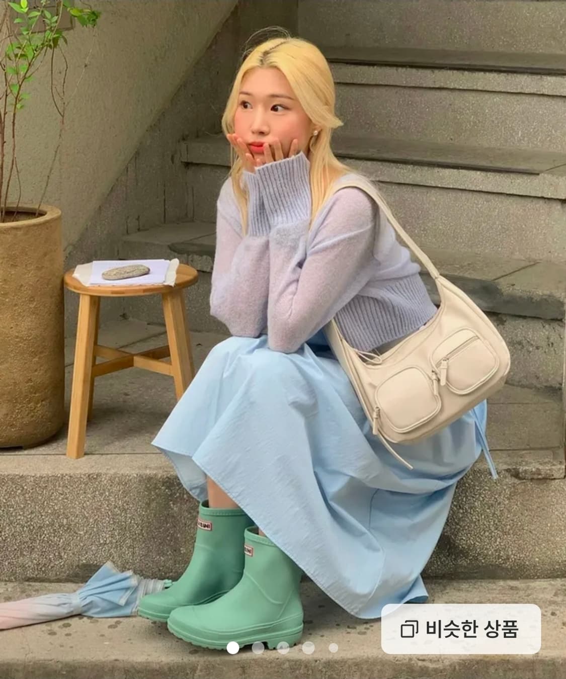 질바이질스튜어트 숄더백 아이보리 상품이미지1