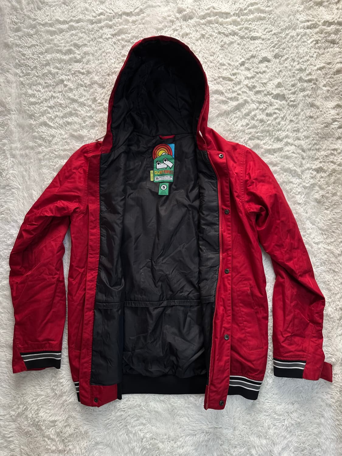 Burton 버튼 빨간색 후드 점퍼 S/M 상품이미지2