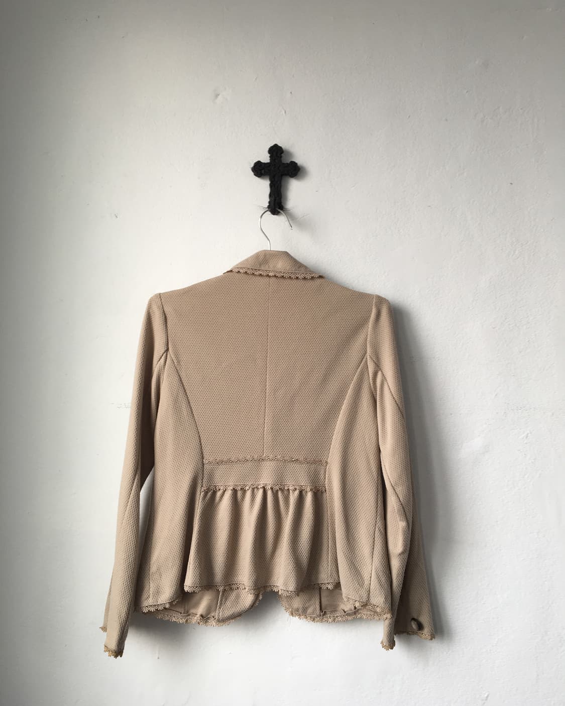 Axes femme lace trimming jacket 상품이미지3