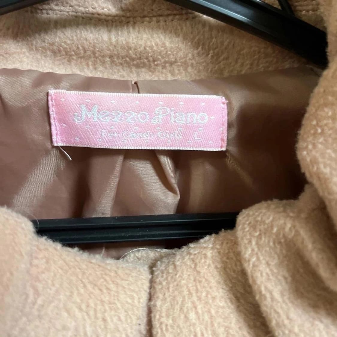 메조피아노 라떼갸루 리본 코트 상품이미지3