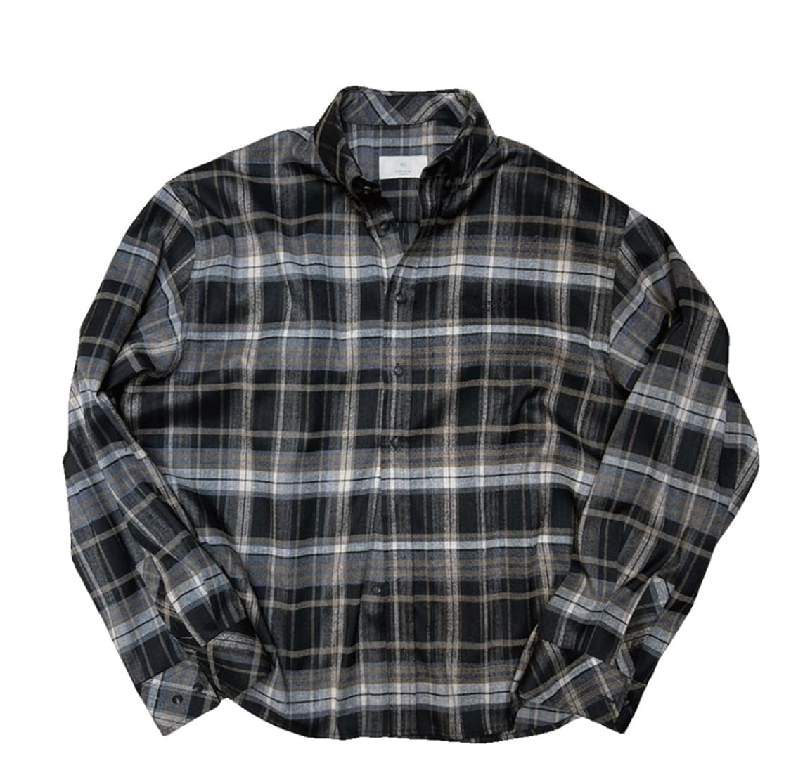 [2] 언더마이카 Mu.107 체크셔츠 브라운 (무.107) 상품이미지1