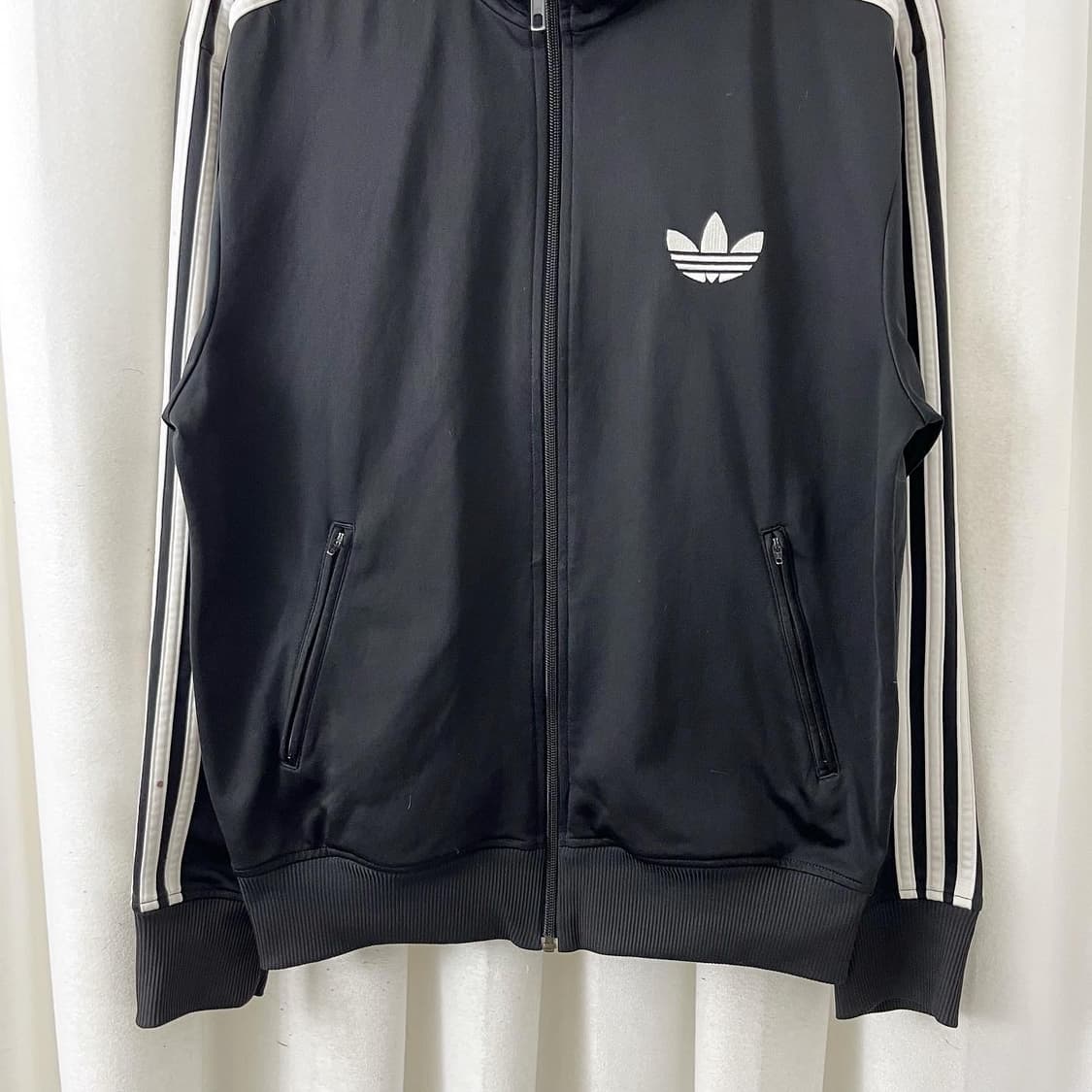 아디다스 블랙 화이트 파이어버드 져지 상품이미지4