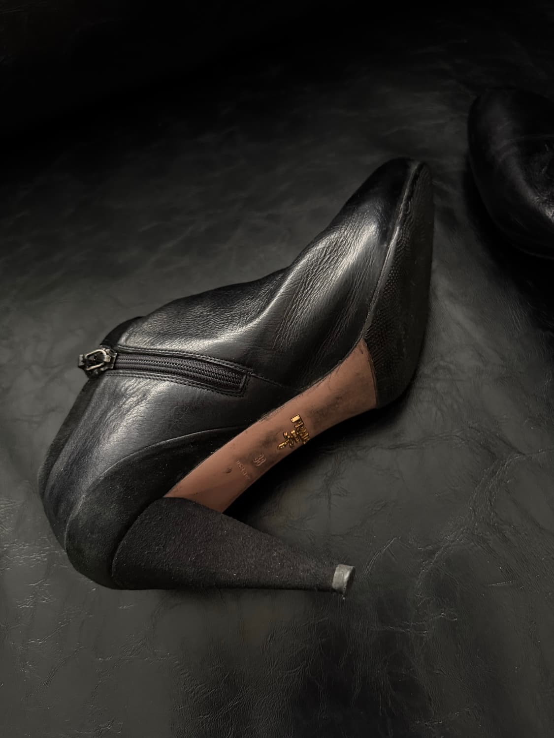 프라다 램스킨 앵클부츠 상품이미지3