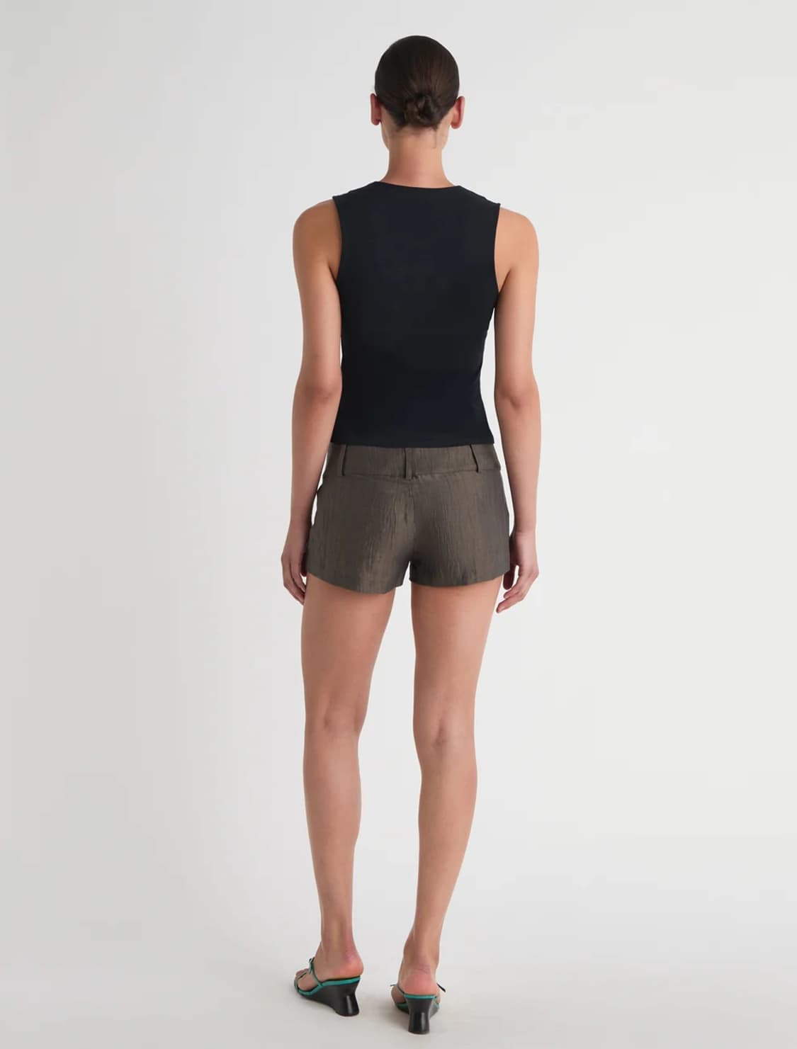 [XS,S,M,]팔로마울 Manir 슬리브리스 탑/블랙 상품이미지4