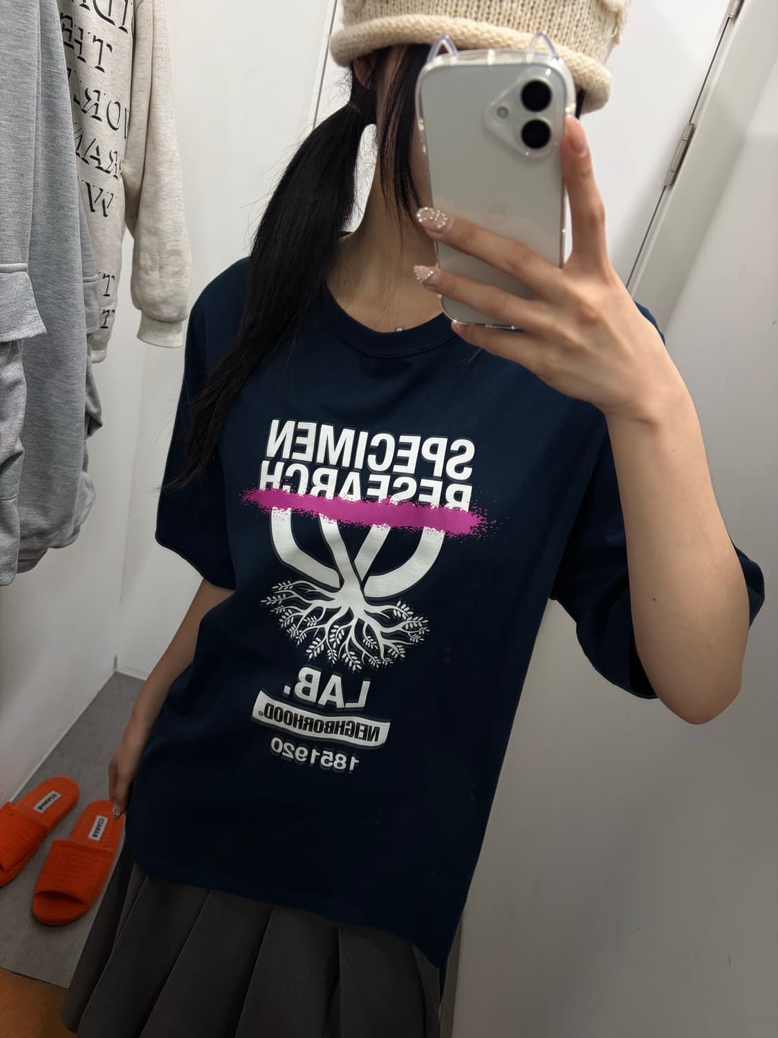 네이버후드 프린팅 반팔 상품이미지4