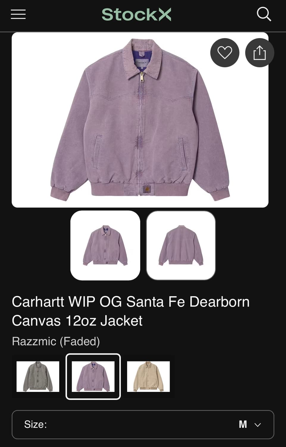 칼하트 산타페 라즈믹 m 사이즈 택달린 신품 상품이미지5