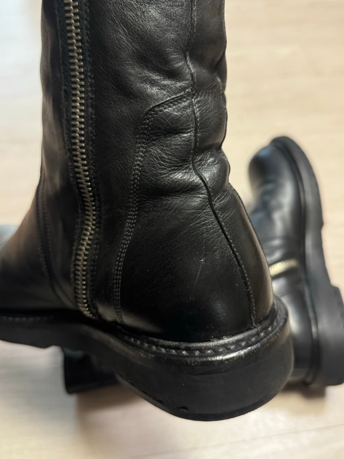 릭오웬스 13-14시즌 사이드집업 부츠 42 상품이미지8