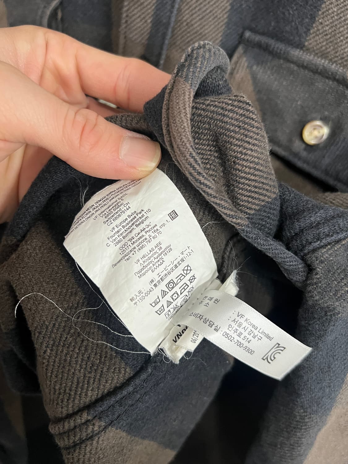 Vans 반스 엘보우 패치 플란넬 체크 셔츠 자켓 상품이미지6