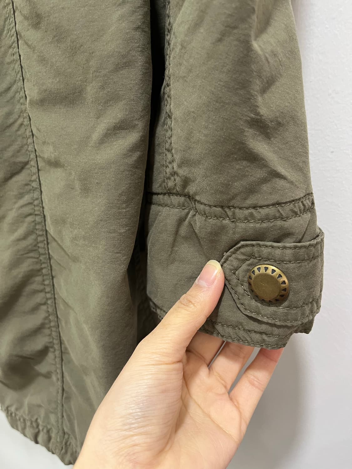 일본 빈티지 카고 포켓 넥버클 퍼야상 자켓 상품이미지10