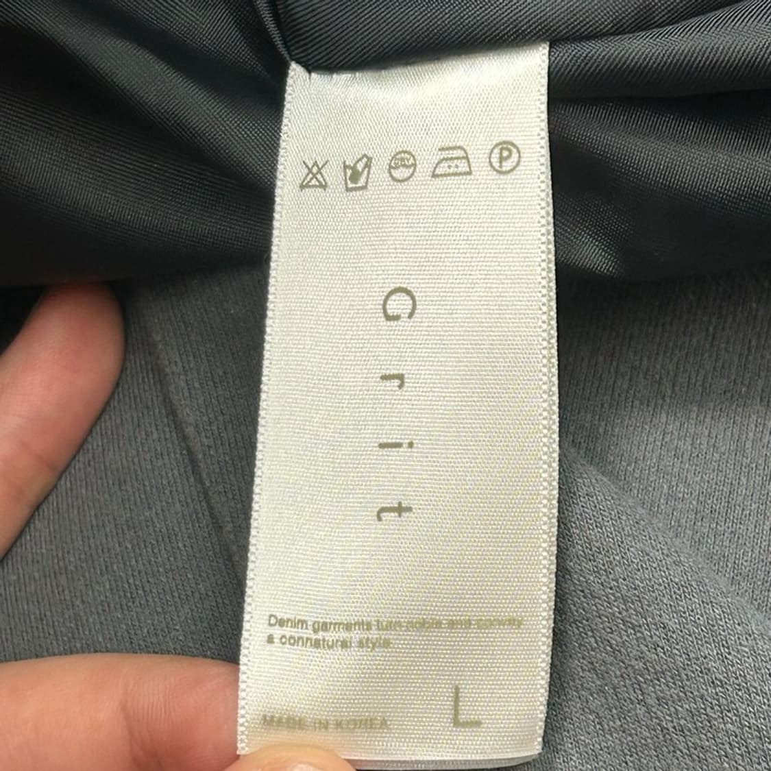 Grit 청록 숏패딩 L 상품이미지6