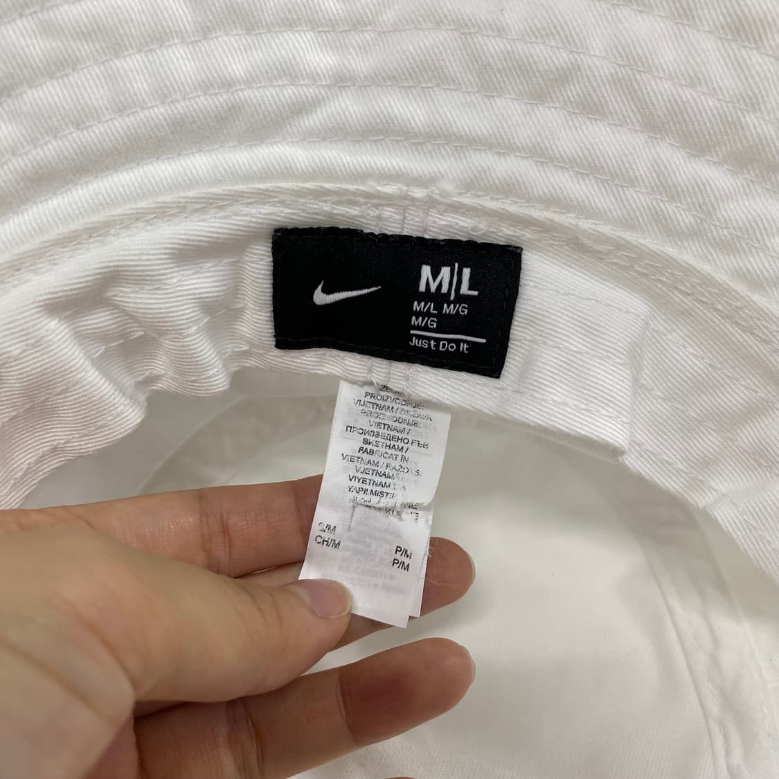 나이키 nsw 퓨추라 화이트 버킷햇 벙거지 상품이미지5