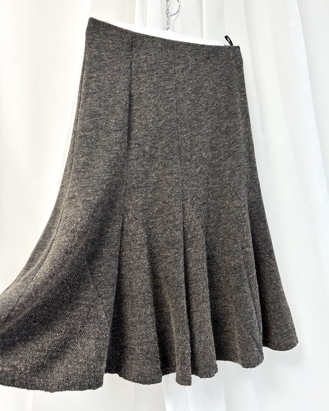 PRENON ASSHU 머드 보카시 삼각형 컷 플레어 스커트 상품이미지2