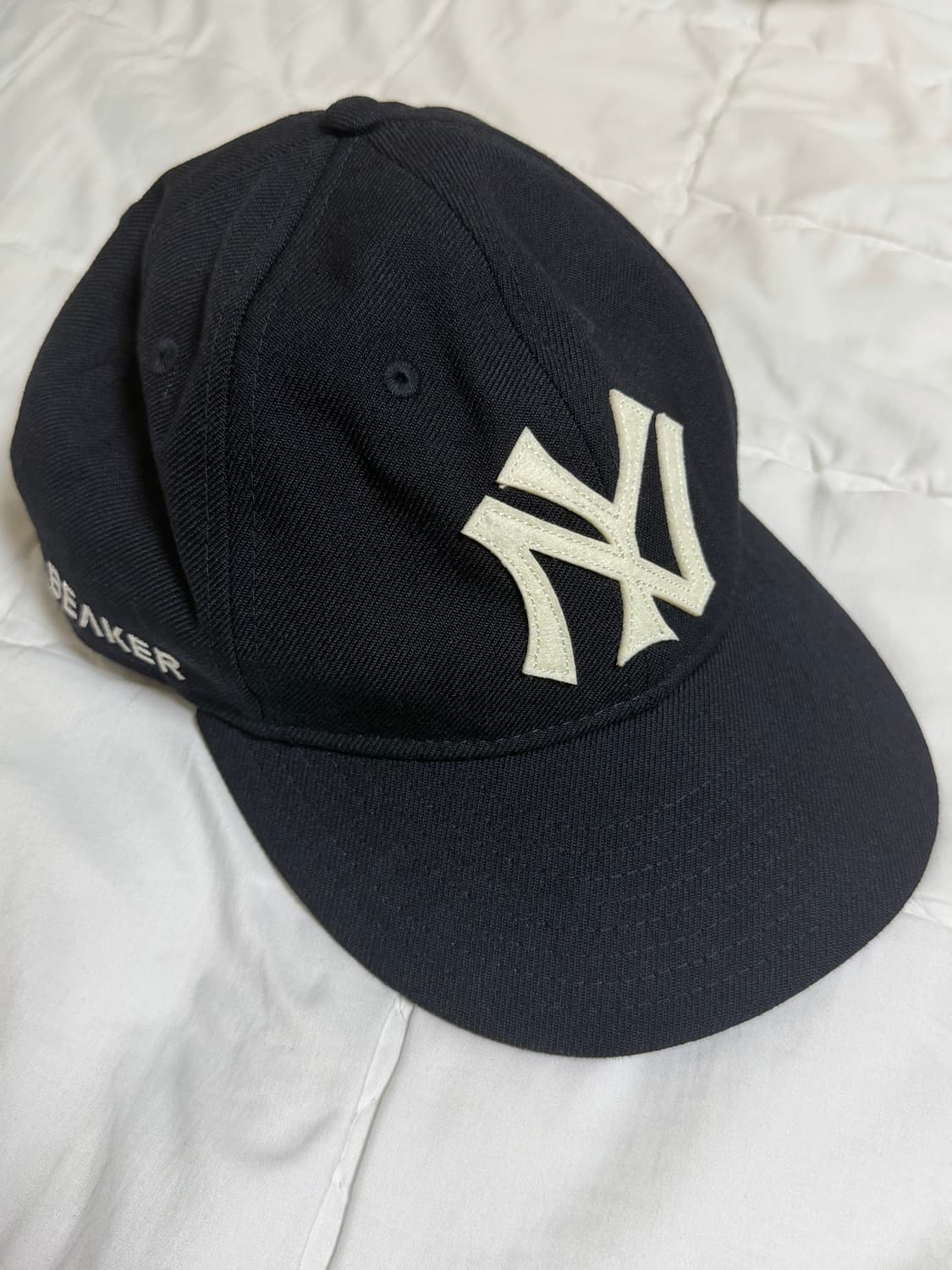 New era x BEAKER (뉴에라x비이커) 뉴욕양키스 캡 네이비 상품이미지5