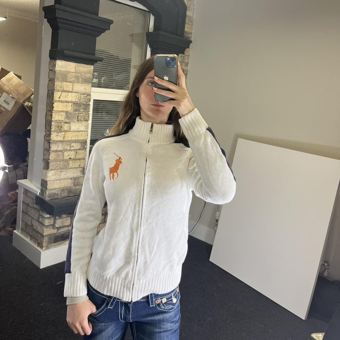 폴로 빅포니 니트집업 상품이미지2