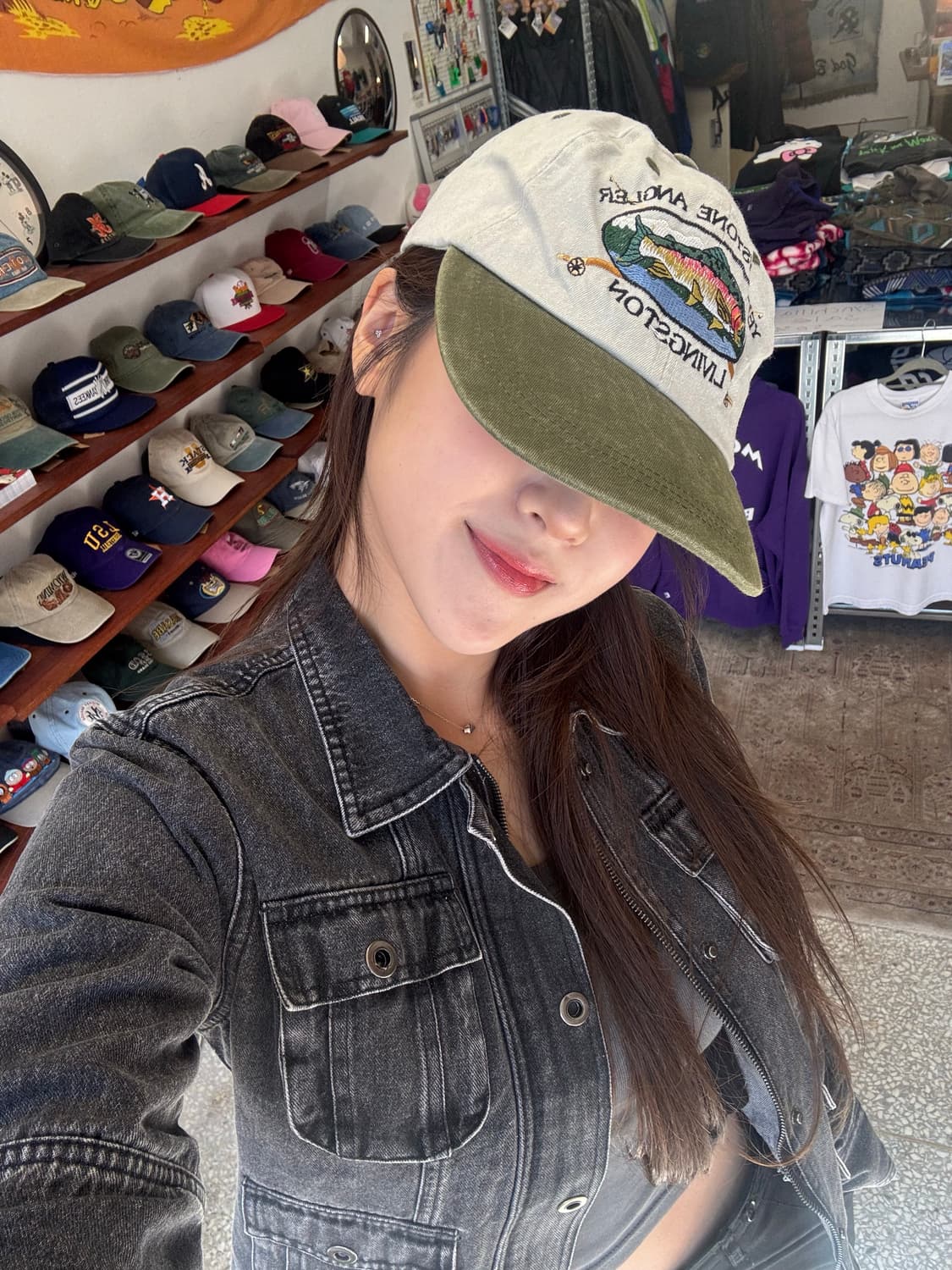 옐로우스콘 앵글러 빈티지 캡 상품이미지1