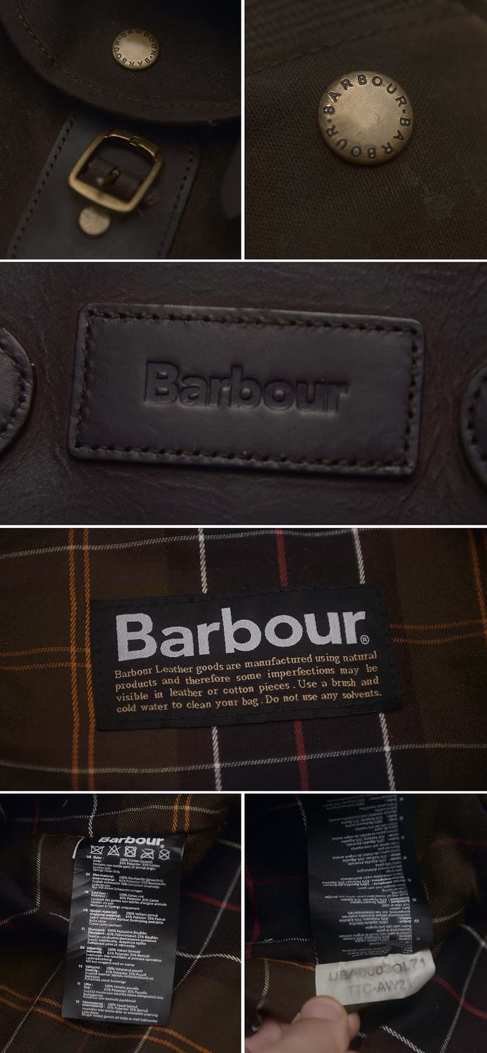 바버 (Barbour) 타라스 왁스 캔버스 레더 숄더.크로스 메신저백 상품이미지9