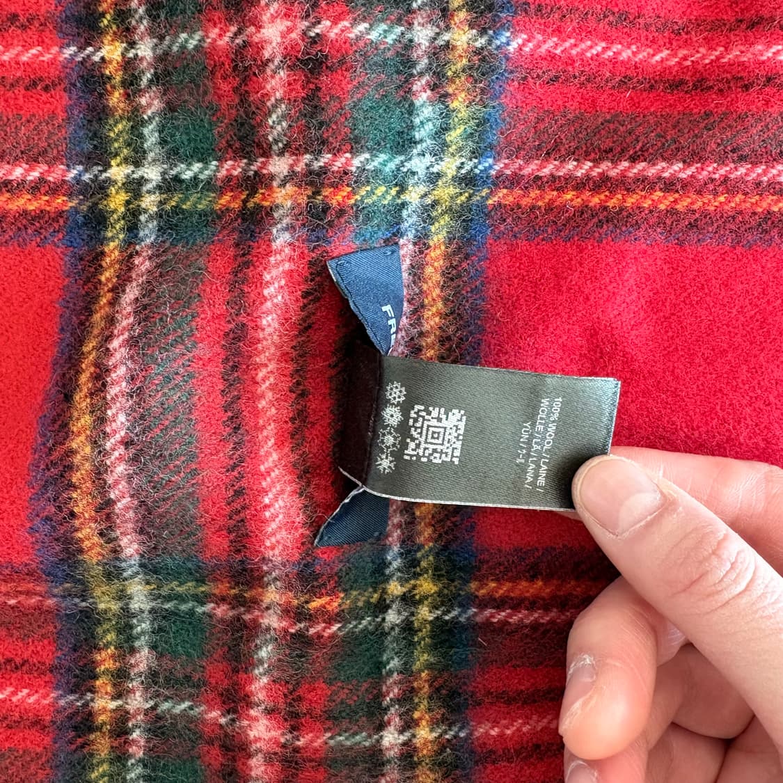 프레드페리 타탄체크 머플러 상품이미지3