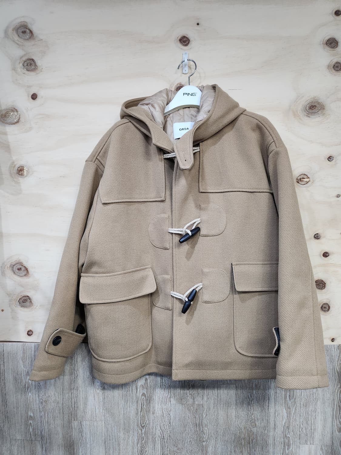 532) ORDA 남성 떡볶이 숏코트 상품이미지1