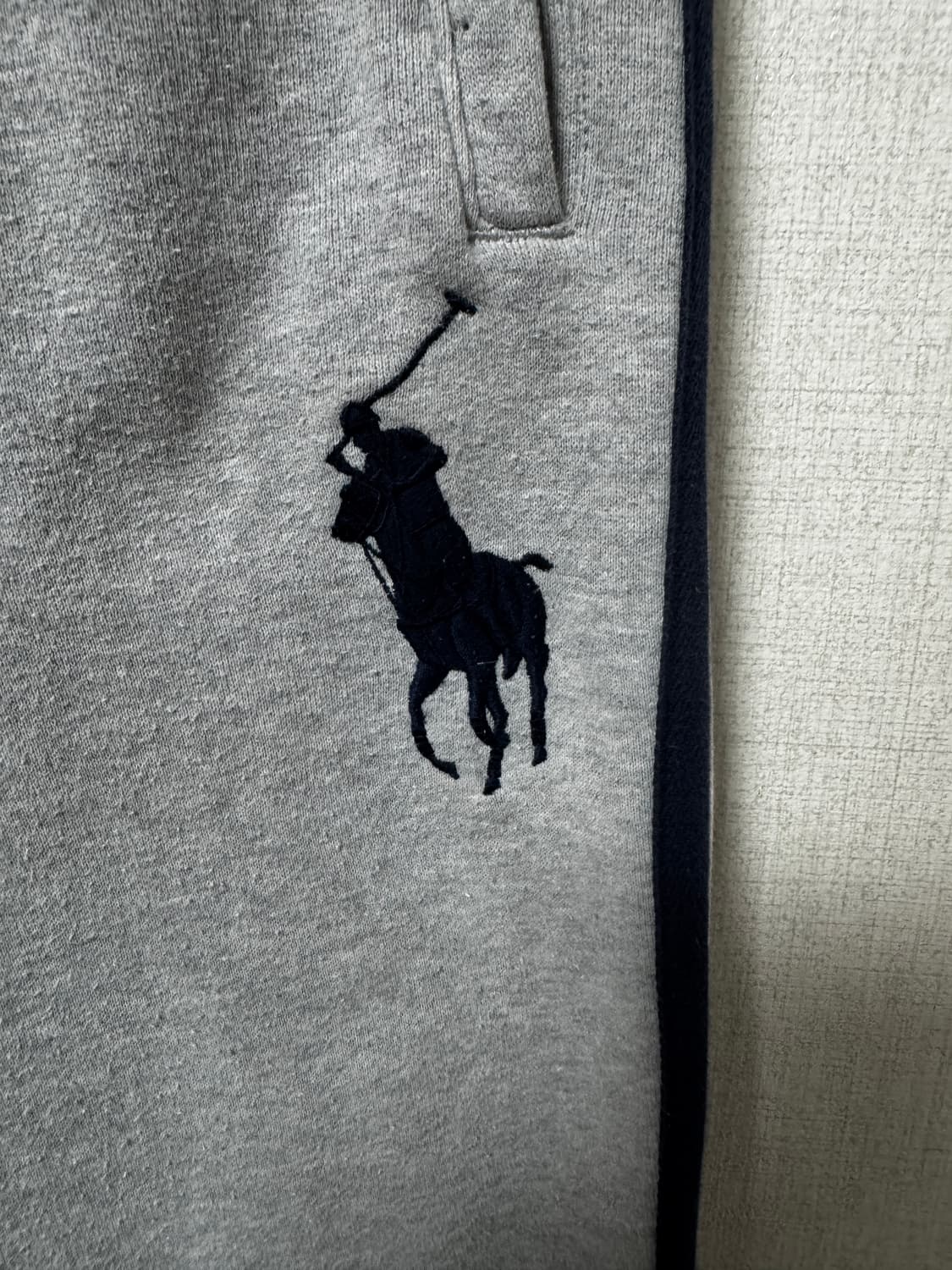 폴로 랄프로렌 로고 자수 그레이 스웨트팬츠 L (14–16) 상품이미지3