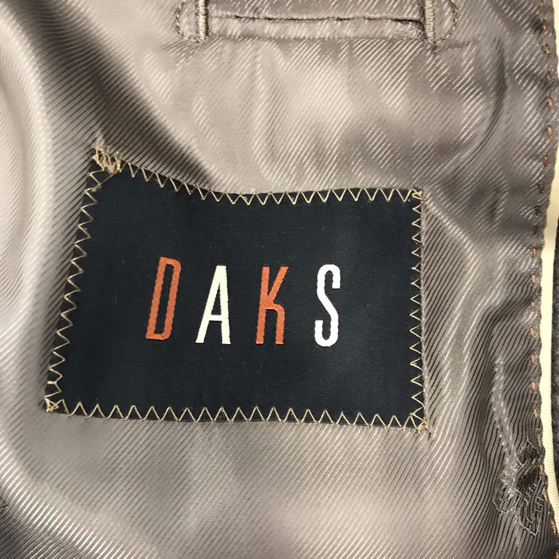 닥스 DAKS 캐시미어 체크모직자켓 [남성95] 상품이미지7