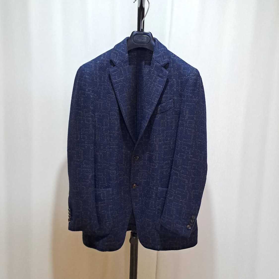 (택포) 라르디니 패턴 네이비 블레이저 48 A906 상품이미지1