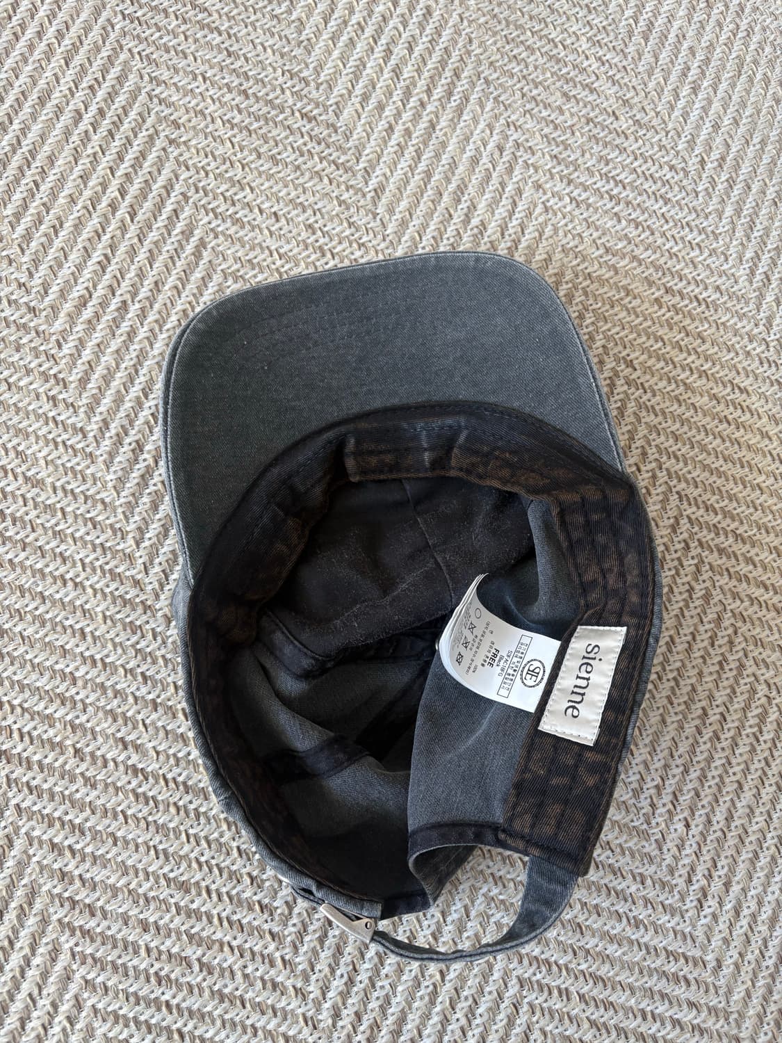 시엔느 모자 볼캡 워싱 상품이미지6