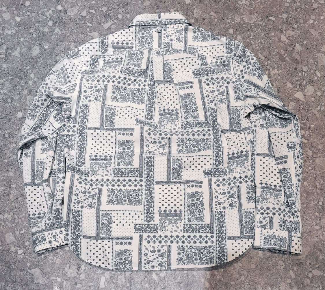 💥커버낫 페이즐리 하프 셔츠 (M) 
 상품이미지2