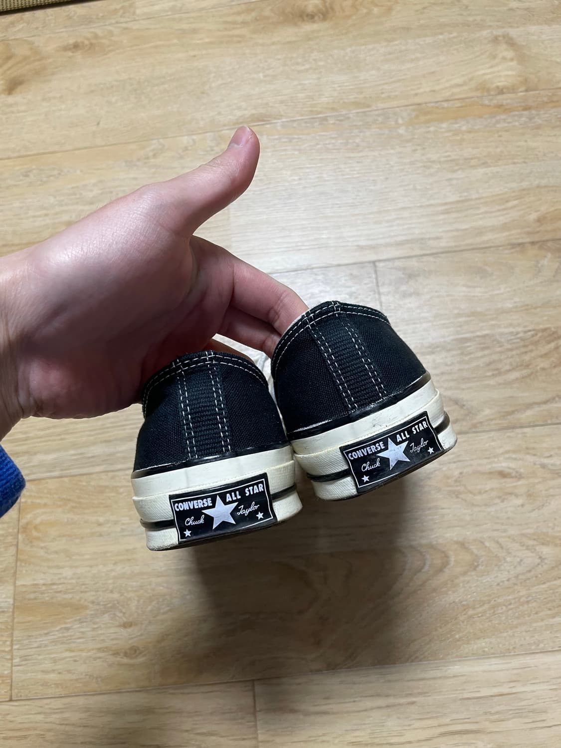 컨버스 척테일러 70s 블랙 로우 270 상품이미지4