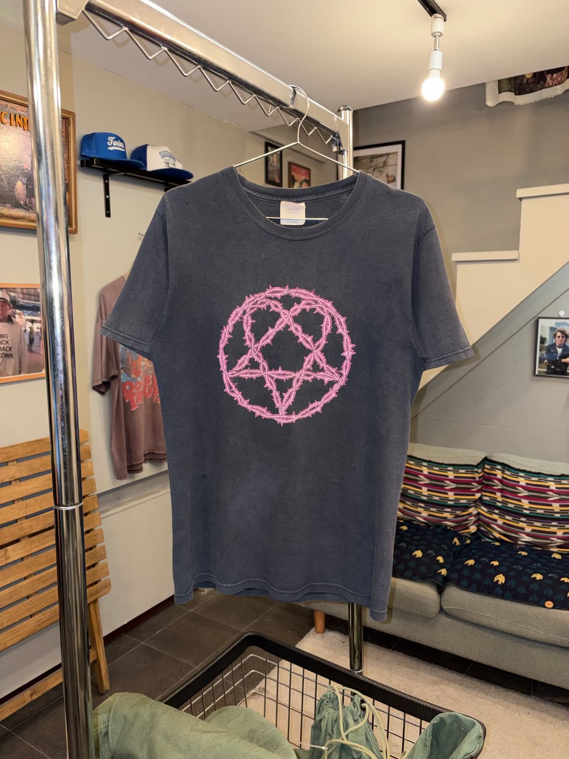 00’s HIM Heartagram USA tour faded T- 상품이미지8