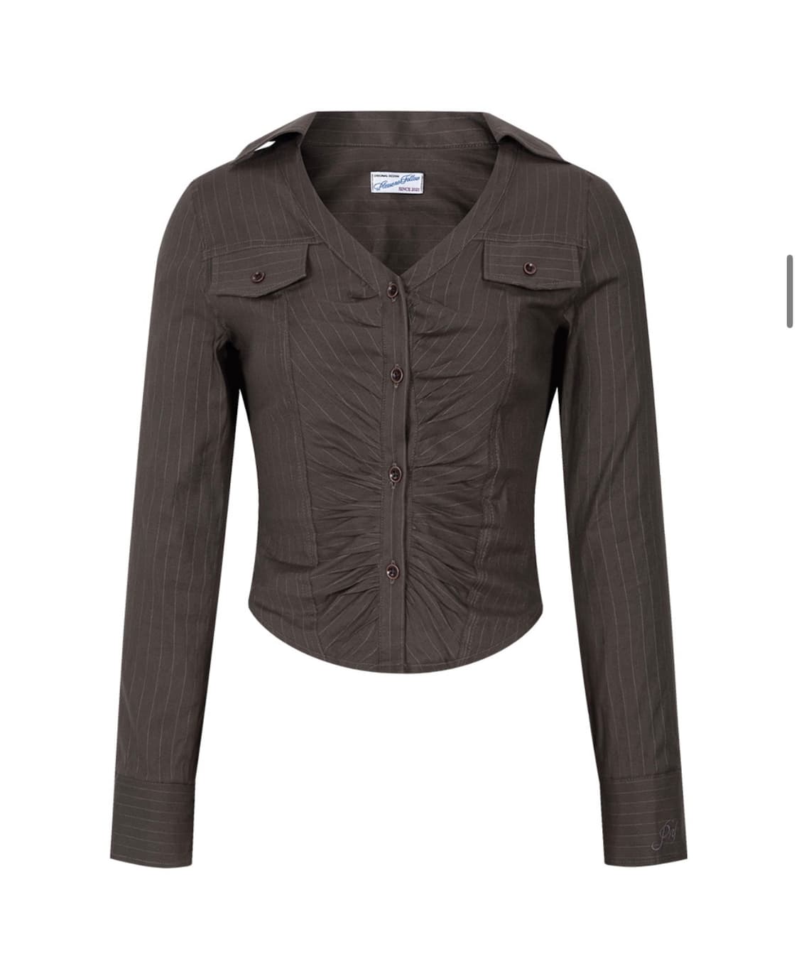 카일라 셔링 셔츠 탑  상품이미지2